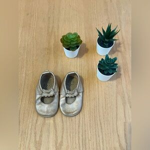 Minimocs / Heyfolks Mary Jane Leather Slippers